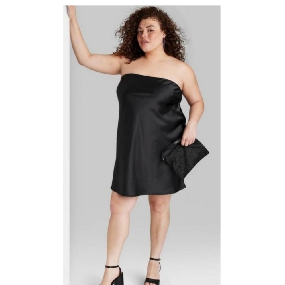 Wild Fable Satin Tube Dress